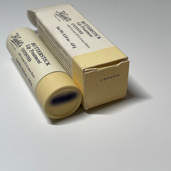 NEW Kiehl's Butterstick Lip Treatment Discontinued Untinted Lip Balm Full Size - Picture 4 of 6